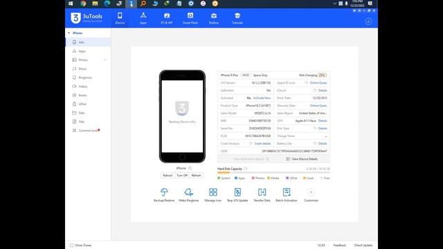 IPHONE 8 PLUS IOS 16.x ICLOUD BYPASS FREE |IOS 16.x ACTIVATION LOCK REMOVE WITH UNLOCK TOOL смотреть онлайн