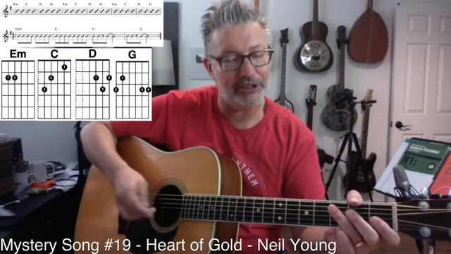 Lesson #262 - Mystery Song #19 - Heart of Gold - Neil Young | Tom Strahle | Pro Guitar Secrets смотреть онлайн