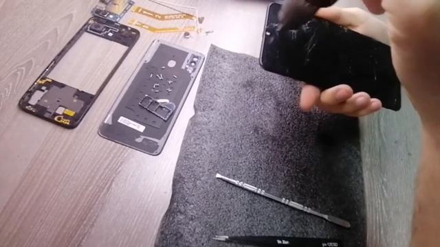 Замена дисплея Samsung A30 A305FN | Разборка смартфона Samsung смотреть онлайн