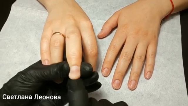 Как пилить миндаль на коротких ногтях? смотреть онлайн