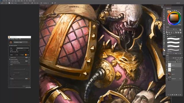 Slaanesh Marine painting with Audio Commentary смотреть онлайн