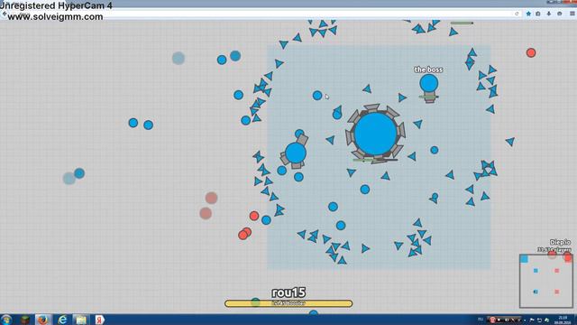 Играем на бустере и гибрите!(diep.io) смотреть онлайн