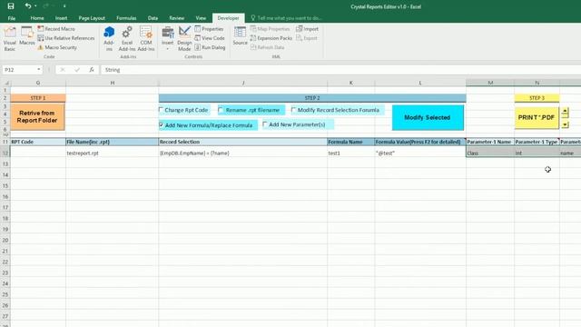 crystal reports vba automation | crystal reports editor - vbatip#25 смотреть онлайн