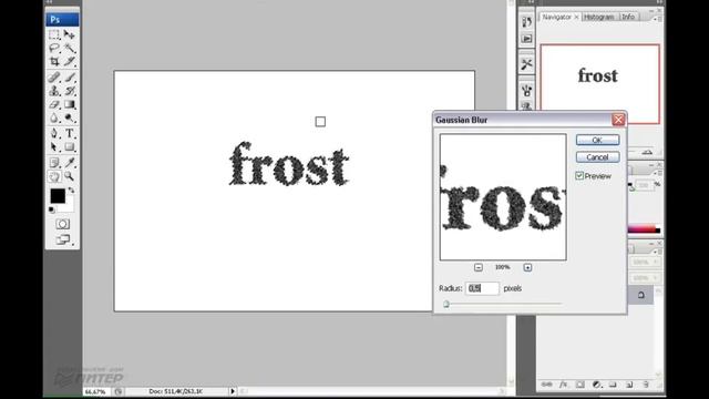 Урок Photoshop cs3 Пишем льдом смотреть онлайн
