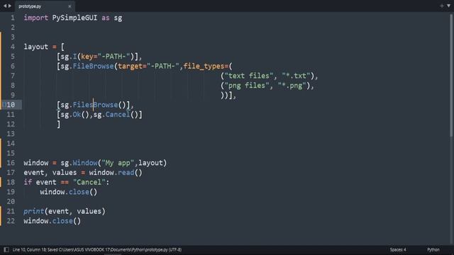 Python PySimpleGUI - File browse, Table and more Tutorial #06 смотреть онлайн