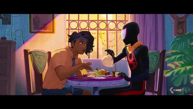 Spider-man Across The Spiderverse Chai Tea Scene  ( Rus Fandub)
