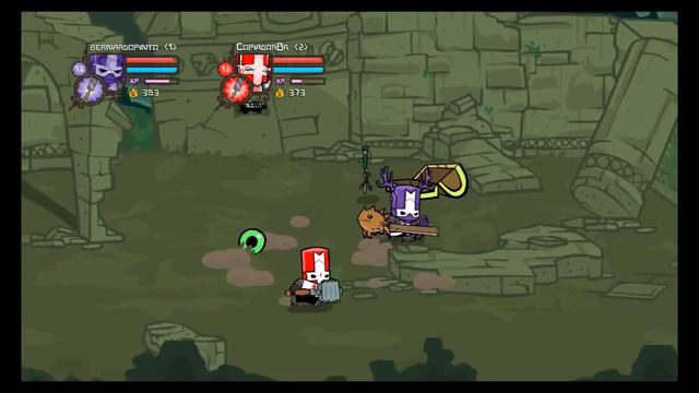 CASTLE CRASHERS - GAMEPLAY - COOP - PARTE 1 [HD BR]