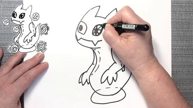 Как нарисовать Вужаса из Мои Поющие Монстры | My Singing Monsters смотреть онлайн