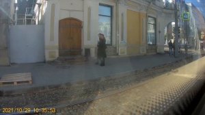 (Краснодар) Трамвай №6 улица Димитрова - Юбилейный МКР / Рождественский храм