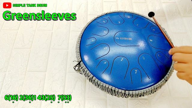 Greensleeves - Simple Tank Drum Cover with Tabs смотреть онлайн