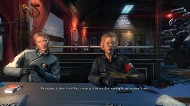 Встреча с фрау Энгель в Wolfenstein: The New Order смотреть онлайн