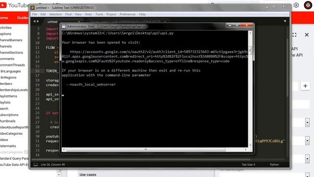 Как парсить Ютуб: (парсер видео) на Python через API смотреть онлайн