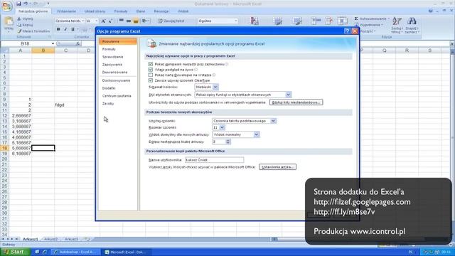 FAQ: Jak włączyć autozapis (autosave) w Excel 2007 смотреть онлайн
