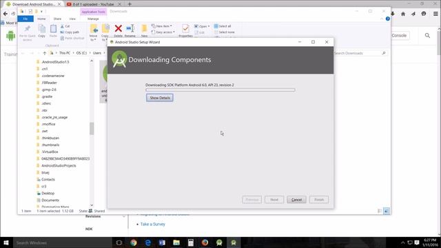 Beginners Android Studio Tutorial - 2 Installing Android Studio смотреть онлайн