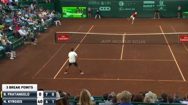 Nick KYRGIOS vs Bjorn FRATANGELO Highlights HOUSTON 2018 смотреть онлайн