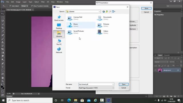 Cara Menyimpan Gambar Editan di Photoshop Menjadi Format PDF .. смотреть онлайн