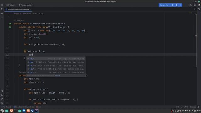 DSA Practice Series | Binary Search | Binary Search in Rotated Array | #47 | Entri Elevate Hindi смотреть онлайн