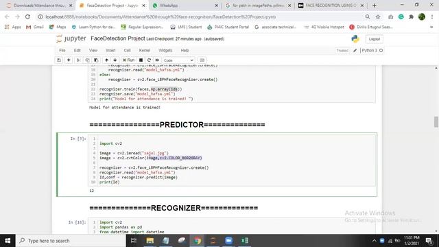 Attandance Management System using Face Recognition in Python with OpenCV смотреть онлайн