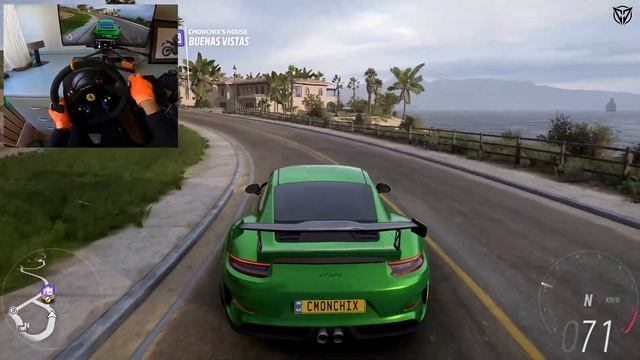 1100+ HP Porsche 911 GT3 RS - Forza Horizon 5 - Thrustmaster ts-pc Gameplay with shifter смотреть онлайн