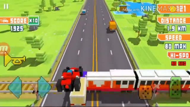 Начинаем играть в "Blocky Highway" смотреть онлайн