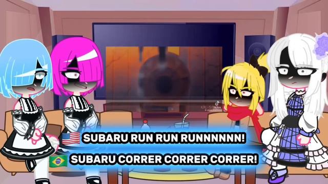 ReZero Reacts To Subaru As Toji Fushiguro (Jujutsu Kaisen/Rezero) (compilation 1-2) 🇺🇸🇧🇷