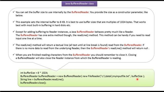 What is the BufferedReader in Java? | Java IO | Java Tutorial смотреть онлайн