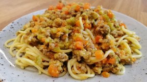 ИТАЛЬЯНСКАЯ ПАСТА с индейкой. Диетический болоньезе без томатов!