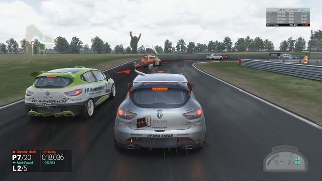 Project CARS Career Mode #2: HUGE CONTROVERSY! [Renault UK Clio Cup Round 2] | BombersportsPlays смотреть онлайн