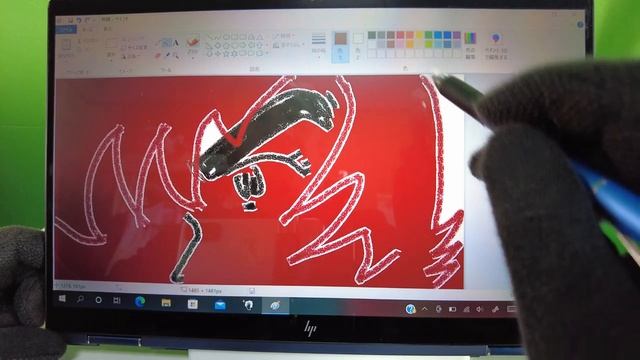 HP Elite Dragonfly G2 タッチパネルにお絵描きしてみた смотреть онлайн