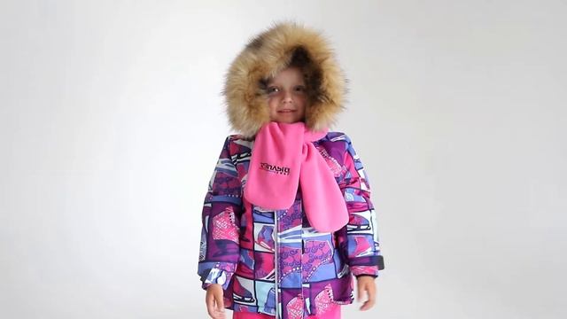 Теплый снег костюм для девочки B802W19-699 смотреть онлайн