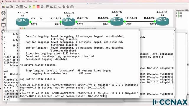 CCNA VLOG #021 EIGRP Neighbor Troubleshooting: Debugs show not common Subnet: CCNA 200-125 Exam смотреть онлайн