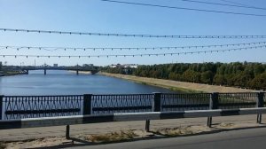 Тверь: Нововолжский мост (на трамвае)