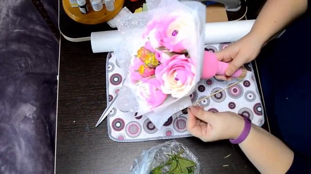 Детский букет из конфет "Детский сувенир" смотреть онлайн