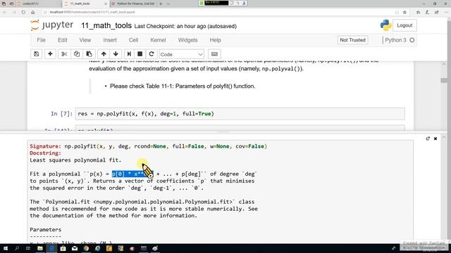 Python for Finance 31. Mathematical Tools-1: 以迴歸法近似函數 (recorded on 201907010) смотреть онлайн