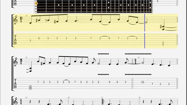 Antipig   Absolute Terrorist GUITAR 1 TABLATURE