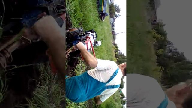 Мотоблок МБ90 КАДВИ пашет