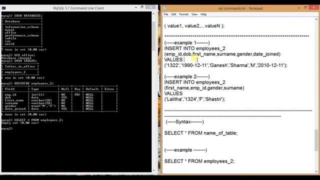 MySQL Tutorials--1--Getting Started with MySQL in 10 minutes !!! смотреть онлайн