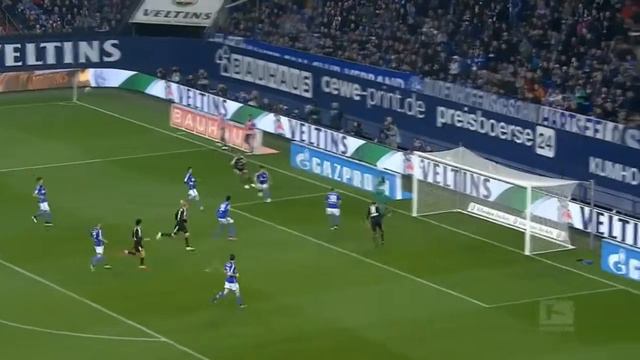 Karim Bellarabi vs Schalke - 22/03/2015 смотреть онлайн