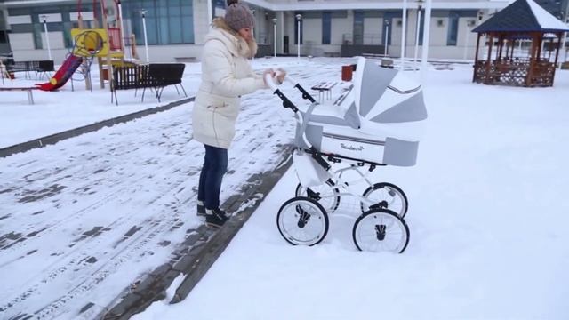 Детская коляска вездеход Reindeer #дети #коляска #reindeer #мама #вездеход #колёса #малыш смотреть онлайн