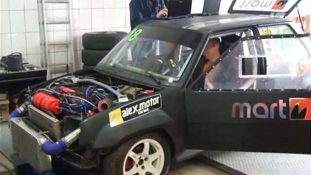 Renault 5 GT Turbo dyno 1 смотреть онлайн