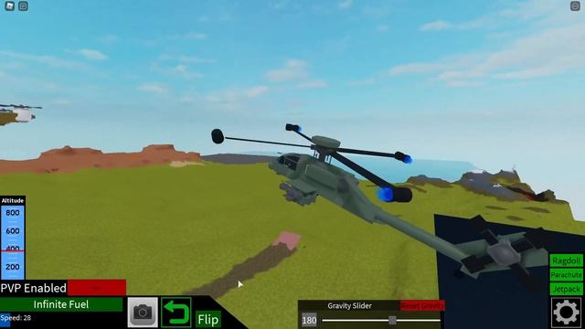 Custom Attack helicopter showcase || Roblox plane crazy смотреть онлайн