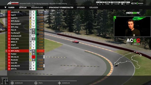 KBTV ACcC | S2 R2/6 | GT3 Spa Francorchamps | ACC PS4/PS5 Gameplay | Sim Racing Community deutsch смотреть онлайн