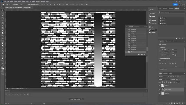 PBR Brick texture without repeat (Blender and Photoshop) смотреть онлайн