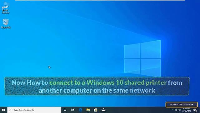 How to Sharing Printers over the Network in Windows 10 and Connect Computer to Shared Printers смотреть онлайн
