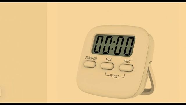 часы таймер магнитный ЖК-цифровой кухонный таймер смотреть онлайн