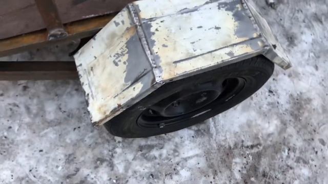 Самодельный супер прицеп! На мотоблок смотреть онлайн