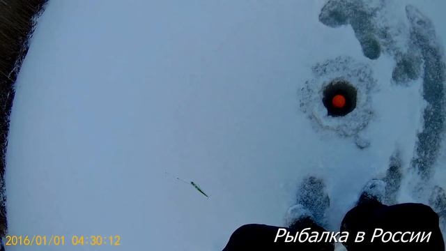 Первый лёд . Ловля щуки на Vib , ратлин зимой с эхолотом. Зимняя рыбалка смотреть онлайн