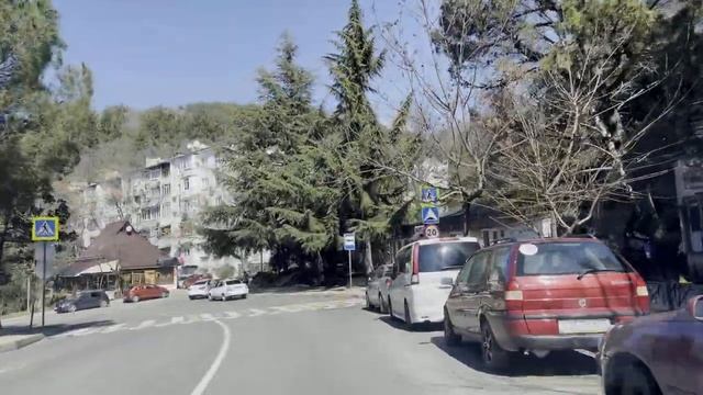 улицы Лазаревского, март 2022, (от пер.Павлова, на ул.Добролюбова)?ЛАЗАРЕВСКОЕ СЕГОДНЯ?СОЧИ. смотреть онлайн