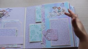 Скрапбукинг_АЛЬБОМ РУЧНОЙ РАБОТЫ 30_30 см_DIY album.mp4