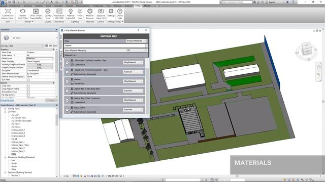 V-Ray for Revit – Materials смотреть онлайн